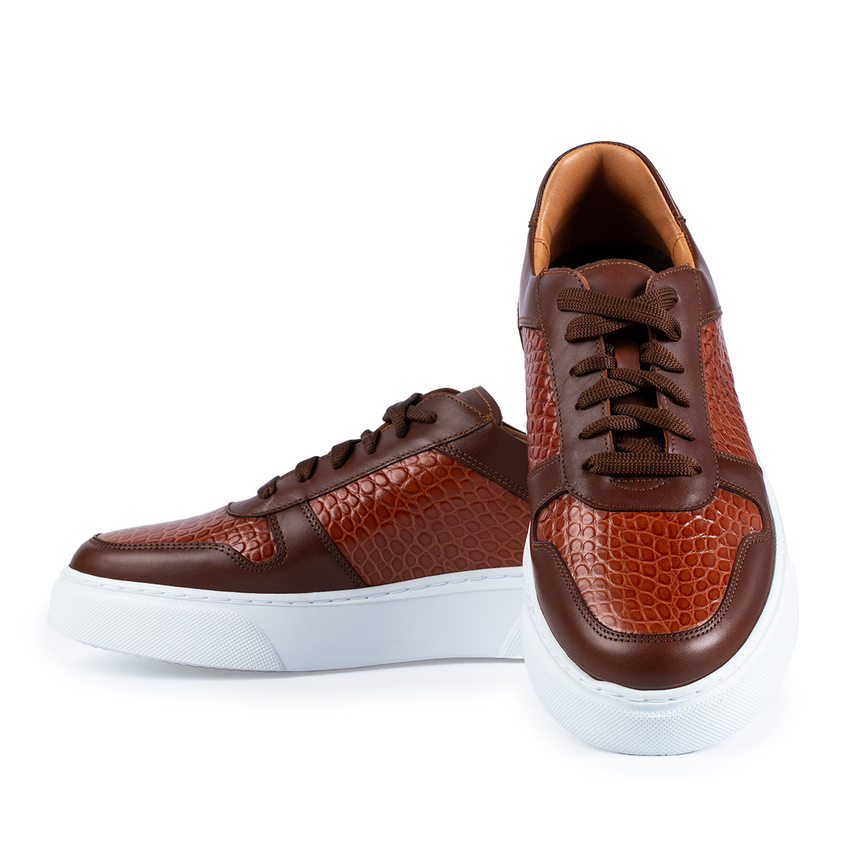 Sneaker Croco Brown