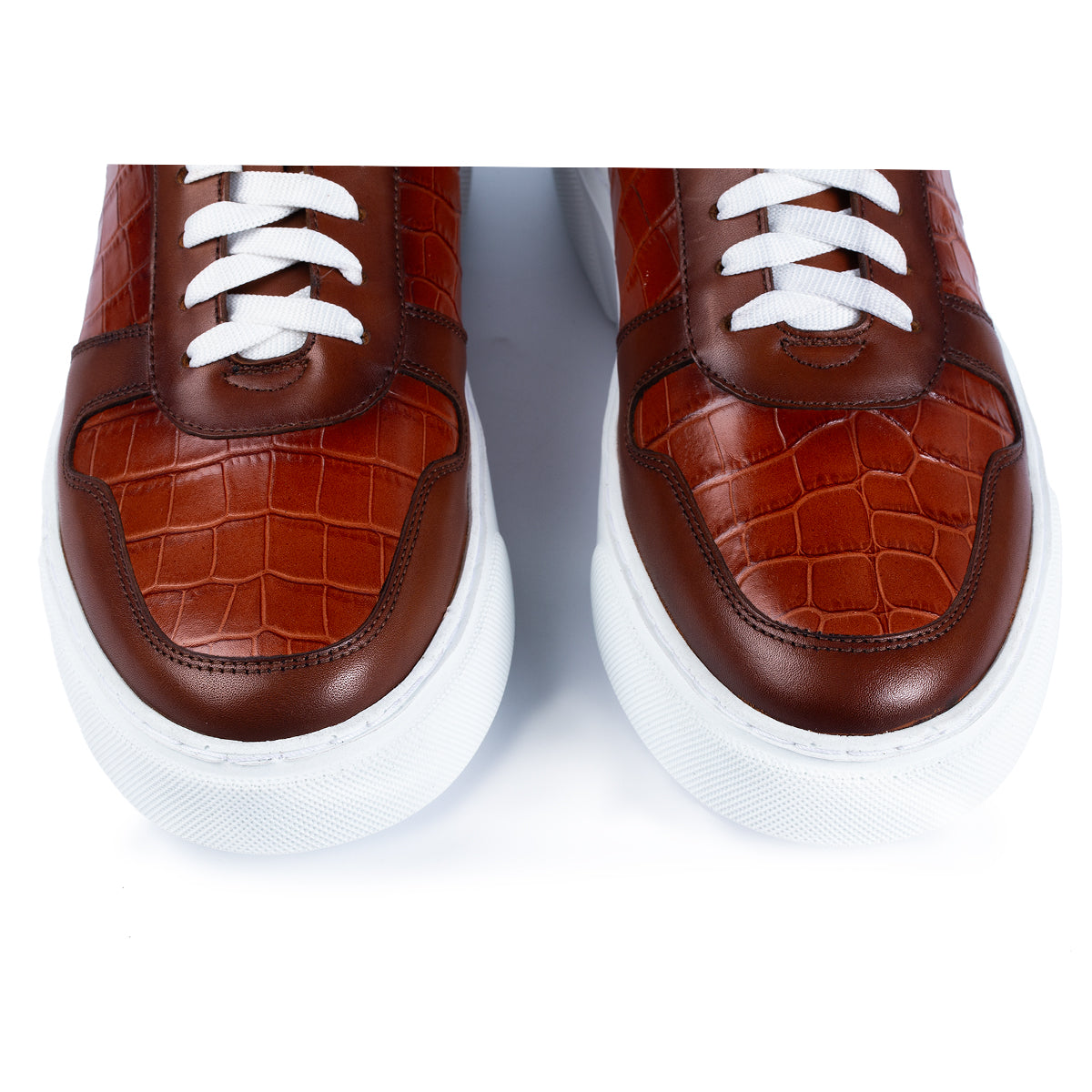 Sneaker Big Croco Brown