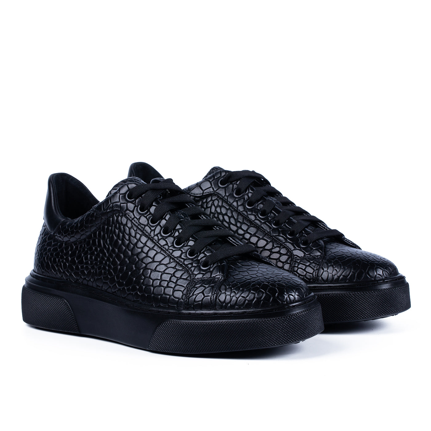 Sneaker Croco Black