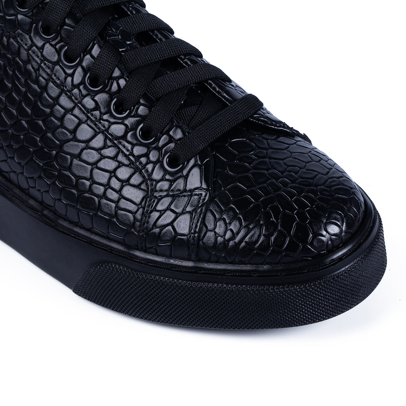 Sneaker Croco Black