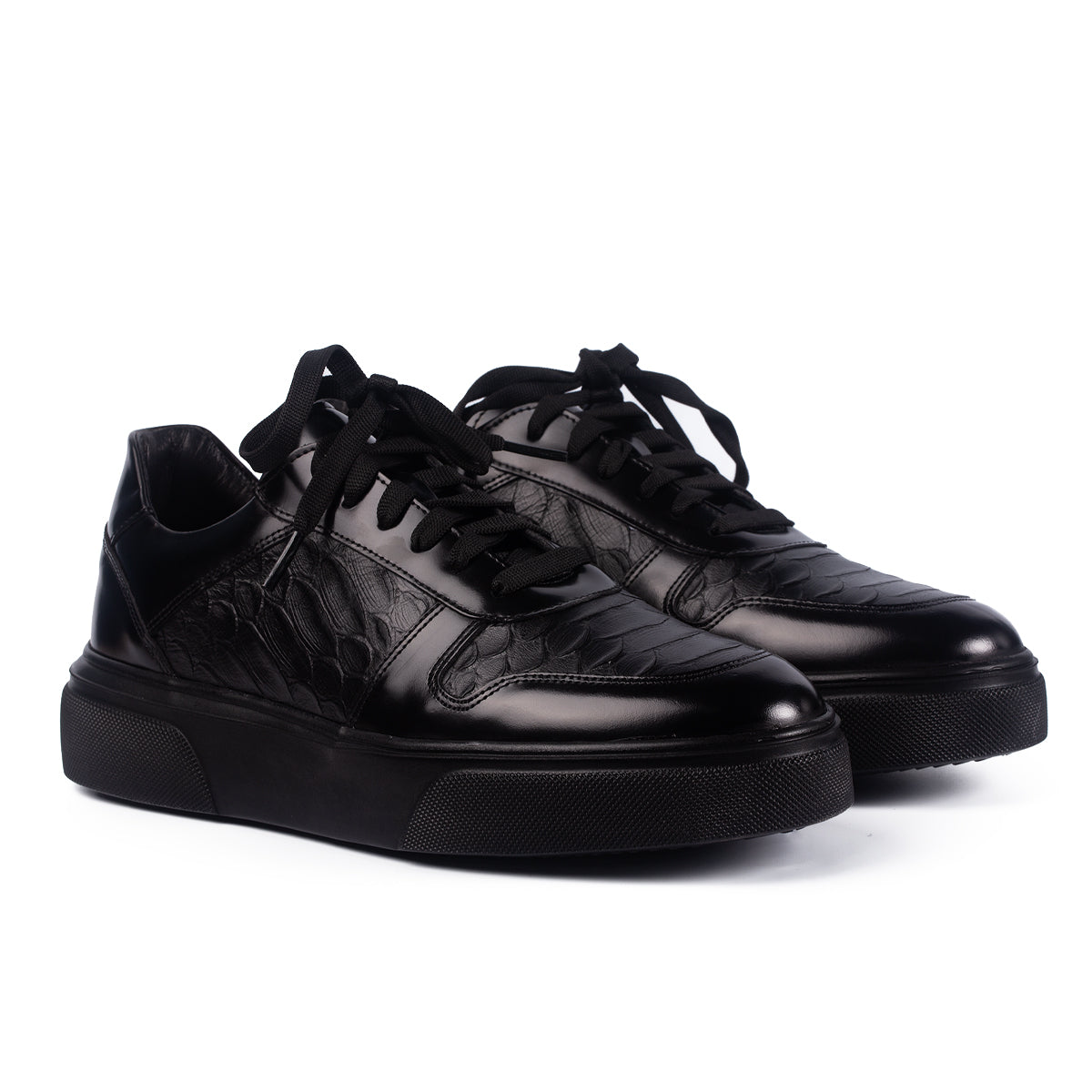 Sneaker Big Croco Black