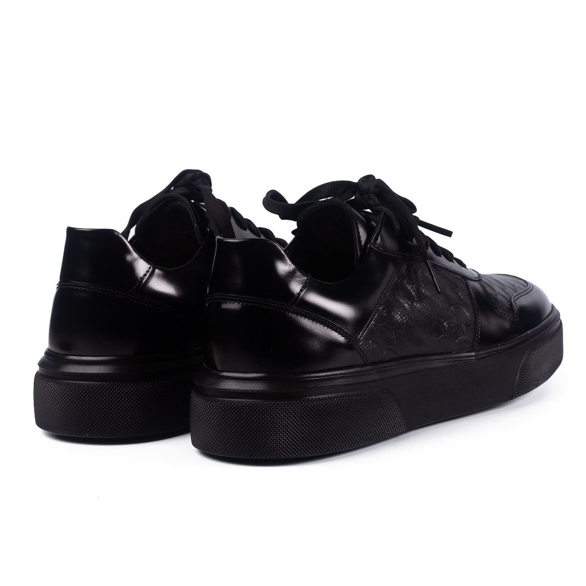 Sneaker Big Croco Black