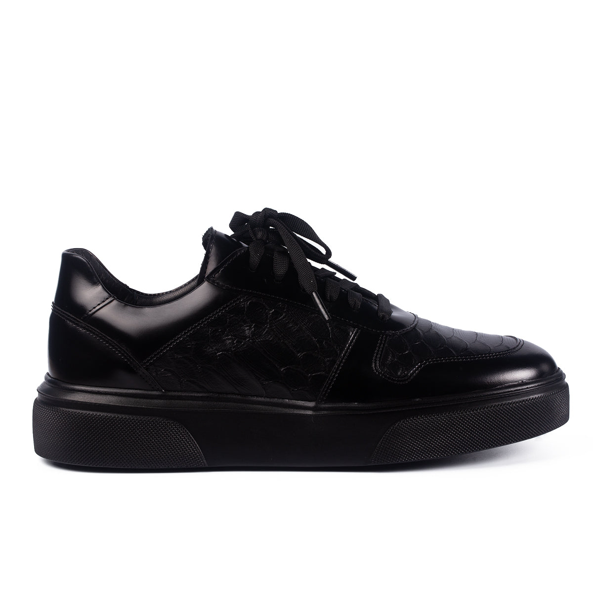 Sneaker Big Croco Black